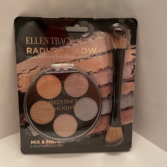 ELLEN TRACY Radiant Glow highlighter & duo ended brush. Mix & Match 5 colors - Picture 7 of 17